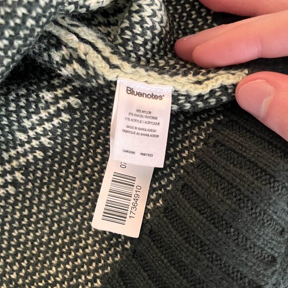 NWOT Bluenotes Crop-Top Cardigan - Picture 3 of 3